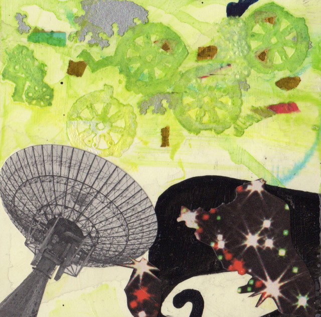 Aurora Borealis, Collage on Paper, 5