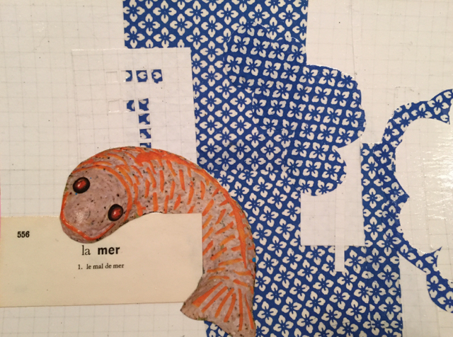 Le Mal de Mer, Collage on Paper